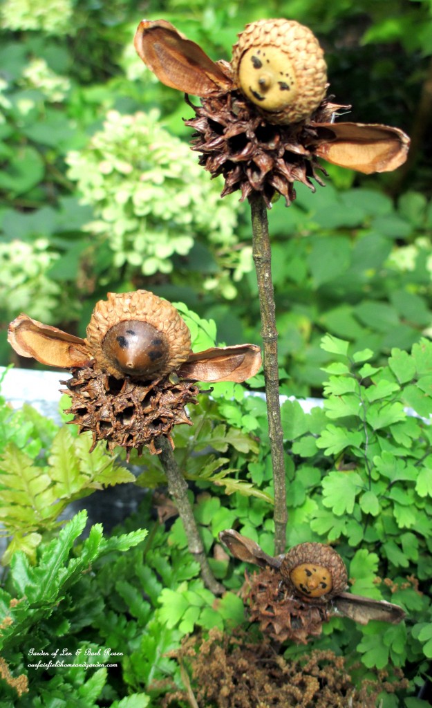 Garden Fairies https://ourfairfieldhomeandgarden.com/diy-project-making-fairies-from-natural-materials/