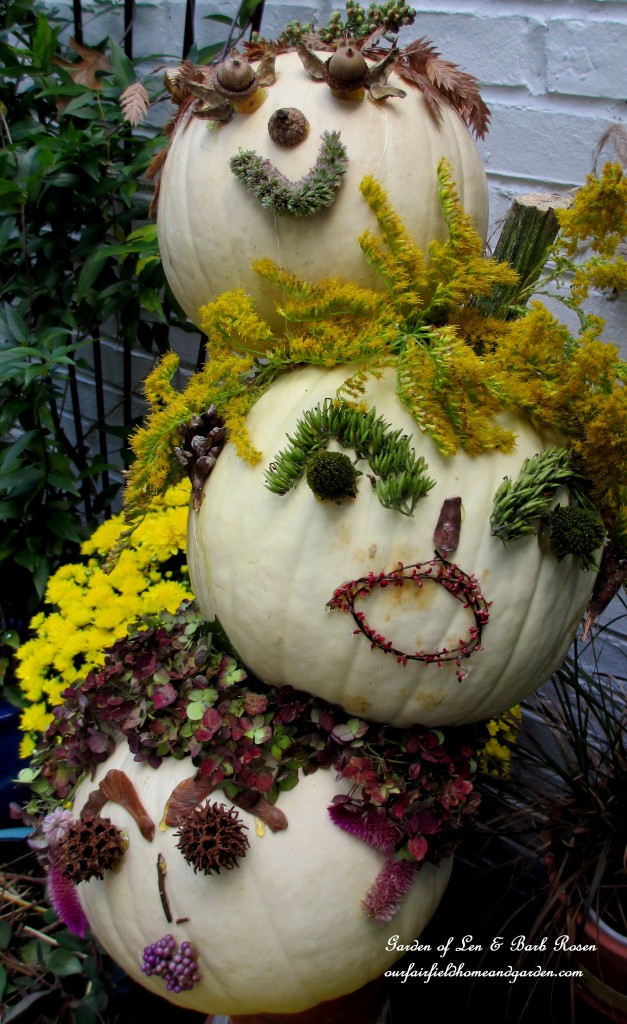 The Tipsy Punkin' Heads https://ourfairfieldhomeandgarden.com/getting-into-the-spirit-of-halloween-insert-spooky-music-here/