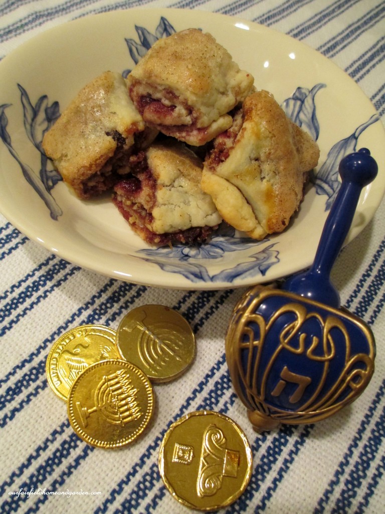 Rugelach cookies ready to enjoy! https://ourfairfieldhomeandgarden.com/chanukah-recipes-to-die-for/