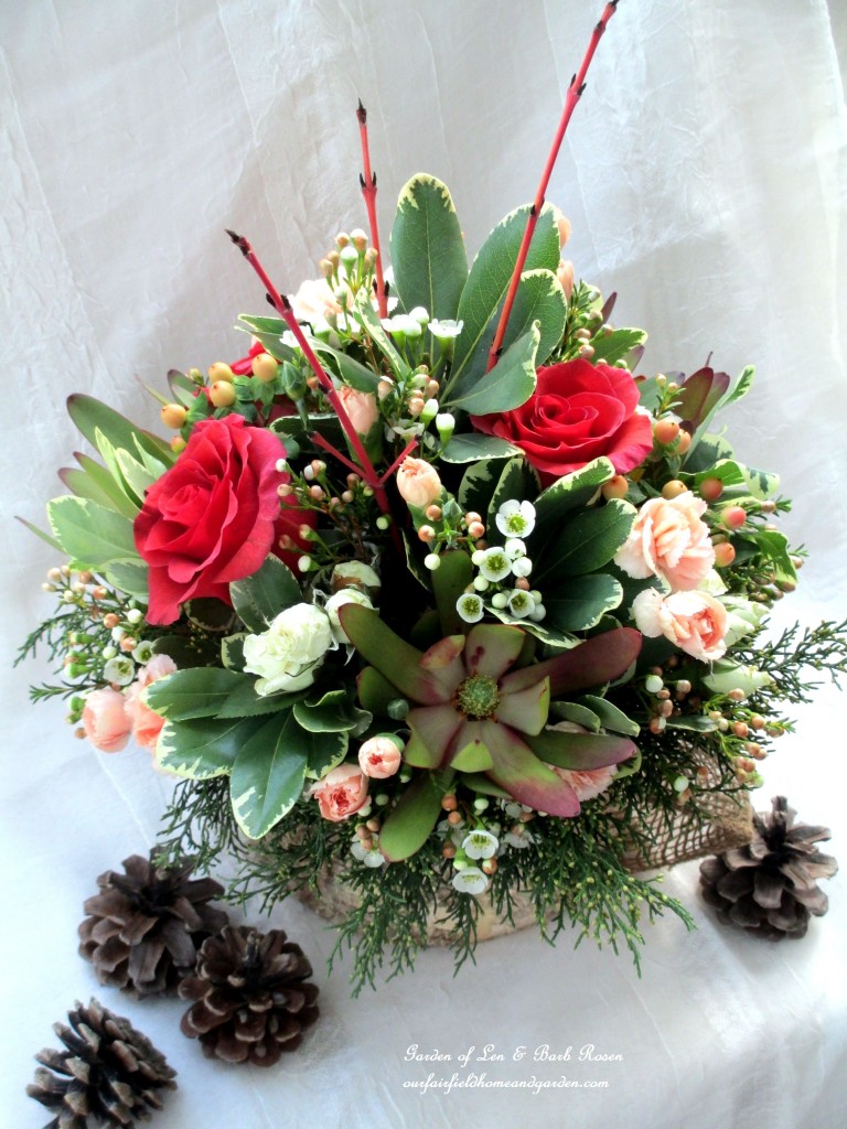 Winter Palette Arrangement https://ourfairfieldhomeandgarden.com/floral-workshop-a-winter-palette/