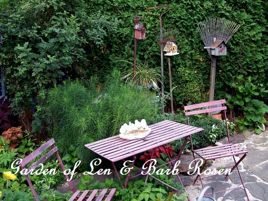Bluestone patio https://ourfairfieldhomeandgarden.com/a-trip-down-memory-lane-my-former-garden/