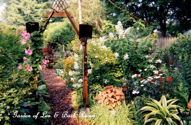 Rusty Tool Arbor https://ourfairfieldhomeandgarden.com/a-trip-down-memory-lane-my-former-garden/