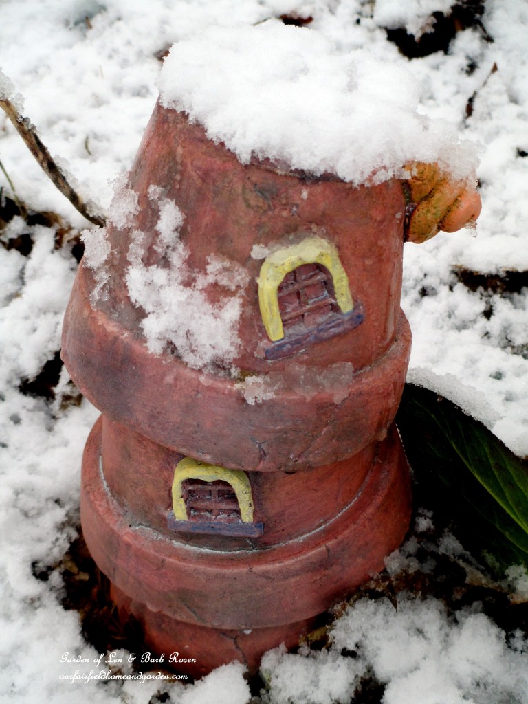 Fairy House for rent https://ourfairfieldhomeandgarden.com/spring-snow-march-25th-the-groundhog-lied/
