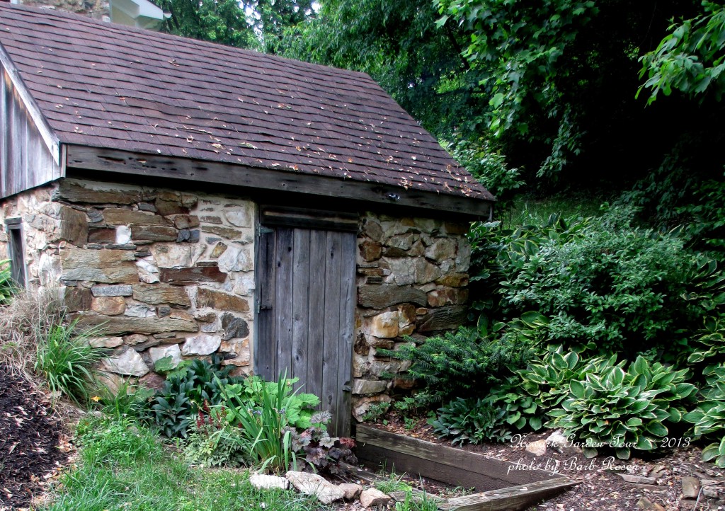 Old Spring House https://ourfairfieldhomeandgarden.com/newark-garden-tour-2013/
