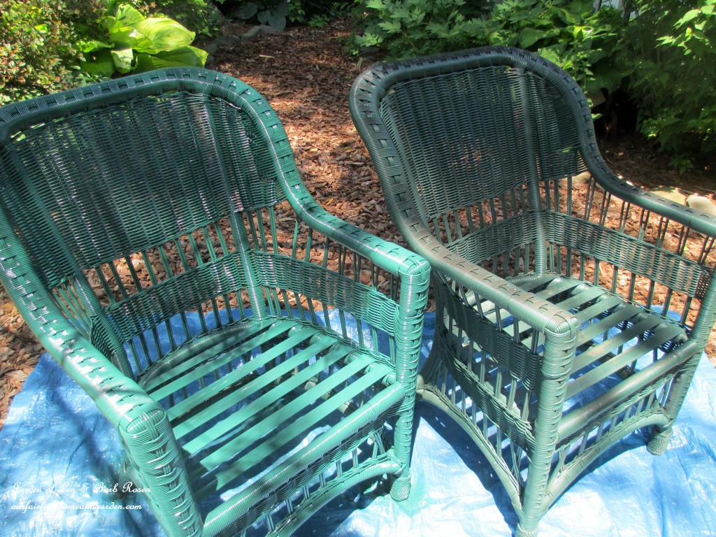One chair down and one to go!