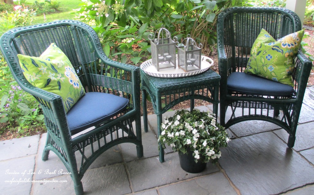 my "new" wicker set