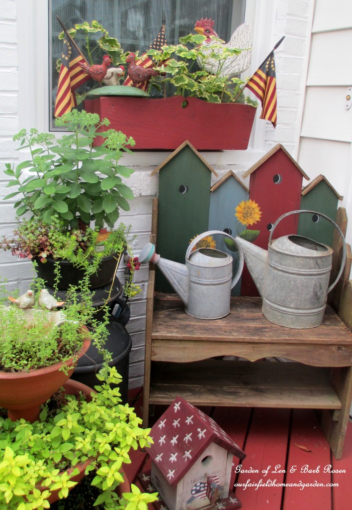 Kitchen deck https://ourfairfieldhomeandgarden.com/garden-walk-july-1st/