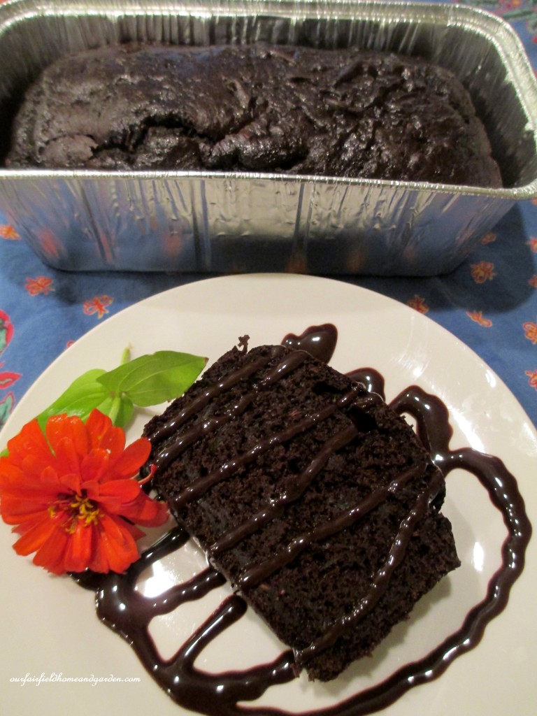 Chocolate Zucchini Cake https://ourfairfieldhomeandgarden.com/the-giant-zucchini-dilemma/