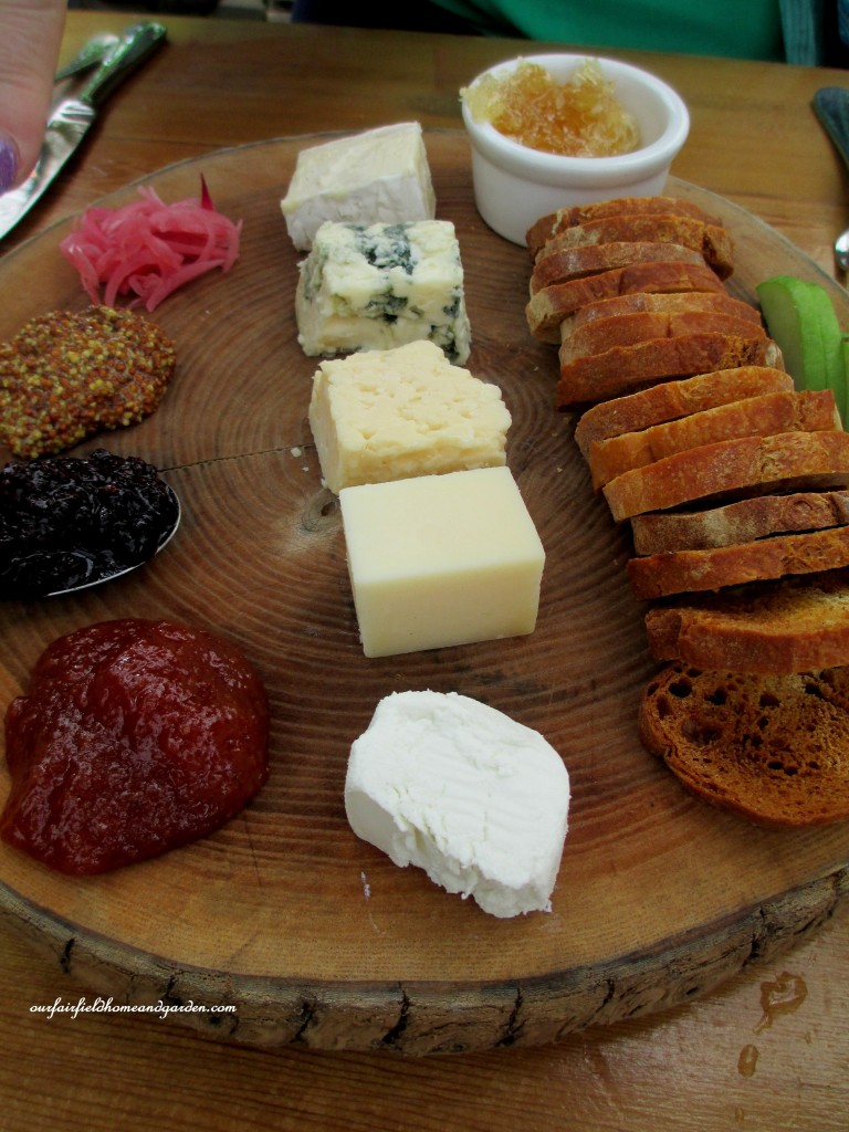 Styer's Cafe cheese plate