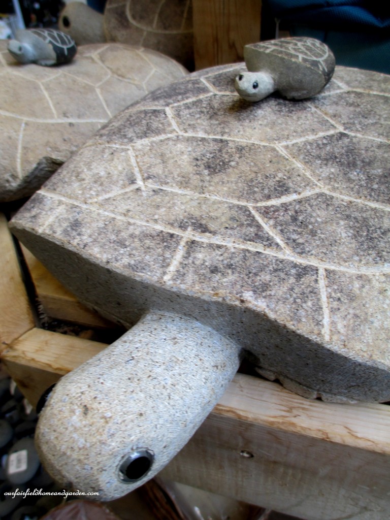 stone turtles