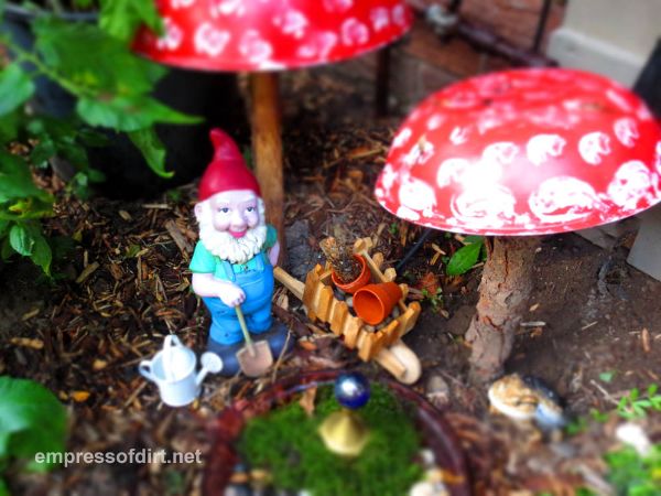 Of course, you might have a gnome take up residence in your garden like The Empress of Dirt! Click here to read all about it!