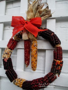 My version of the corn cob wreath made for just $4.00 ! https://ourfairfieldhomeandgarden.com/diy-fall-corn-cob-wreath/