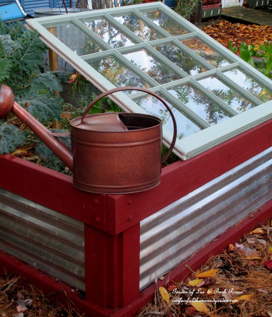 Old Window Lean-To Cold Frame