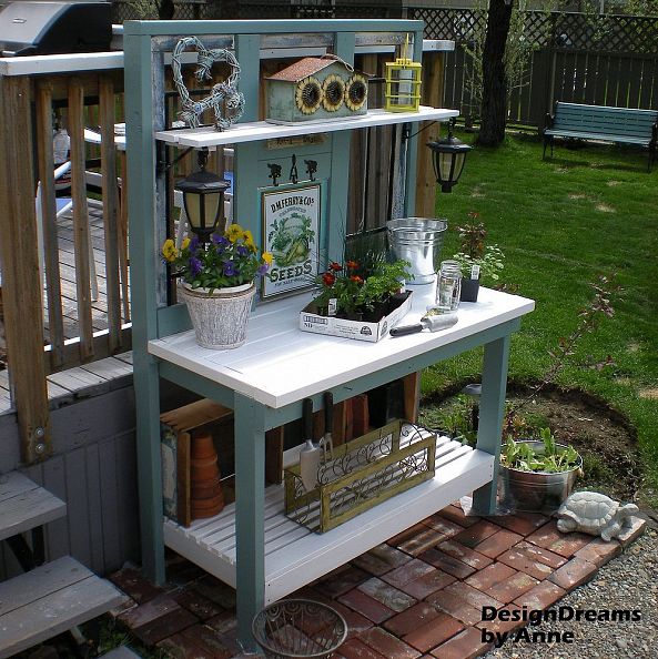 potting bench potting bench http://www.hometalk.com/designdreamsbyanne