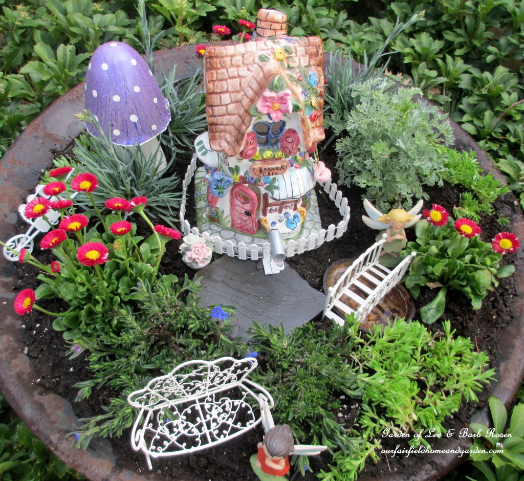 Fire Pit Fairy Garden https://ourfairfieldhomeandgarden.com/a-fire-pit-fairy-garden-choose-your-favorite/