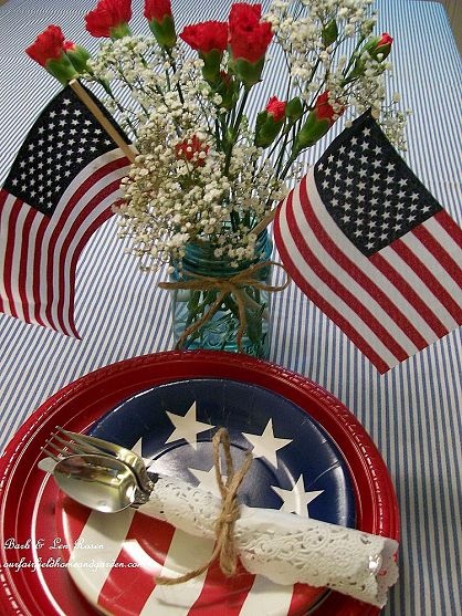 patriotic Party https://ourfairfieldhomeandgarden.com/july-4th-party-ideas-recipes/