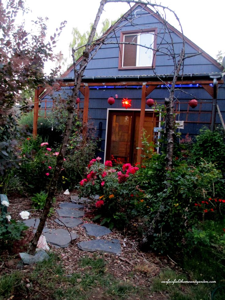 Branch Arbor https://ourfairfieldhomeandgarden.com/in-my-daughters-garden/