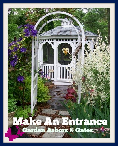 Make An Entrance https://ourfairfieldhomeandgarden.com/garden-arbors-gates-make-an-entrance/