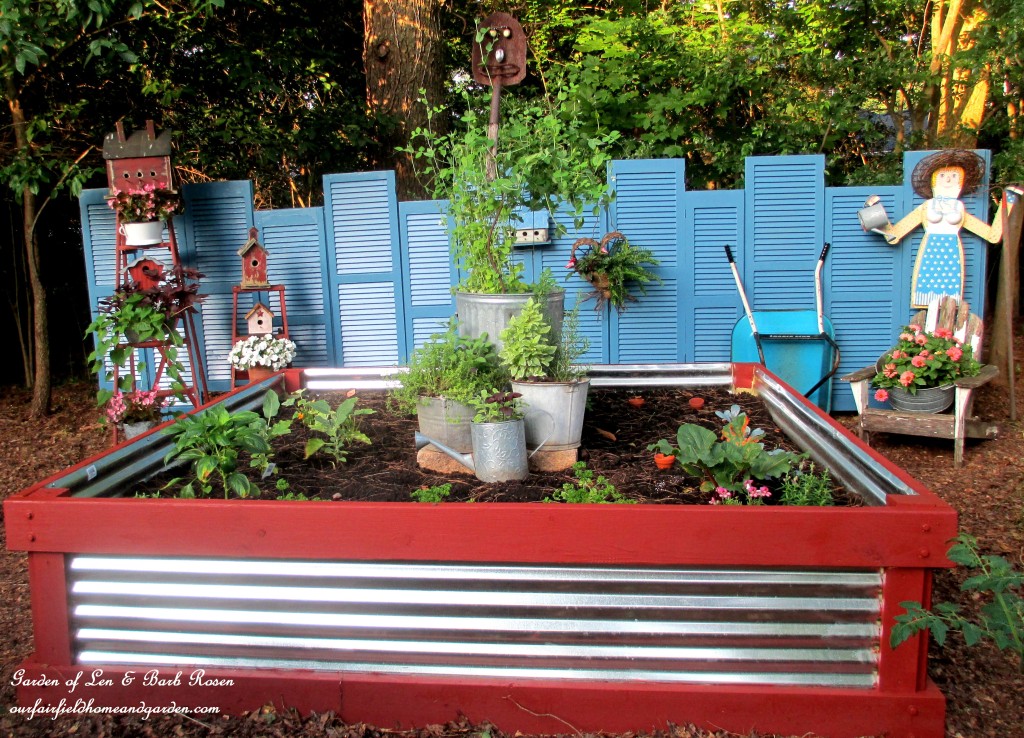 Raised Garden Bed https://ourfairfieldhomeandgarden.com/build-a-raised-bed-garden-our-fairfield-home-garden/