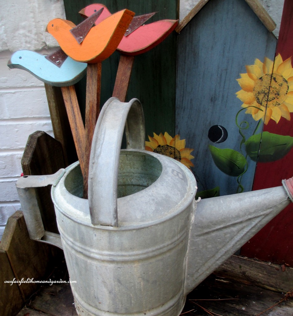 wooden bird stakes https://ourfairfieldhomeandgarden.com/field-trip-potting-bench-from-a-dresser-and-other-ideas-gathered-in-lancaster-county-pa/