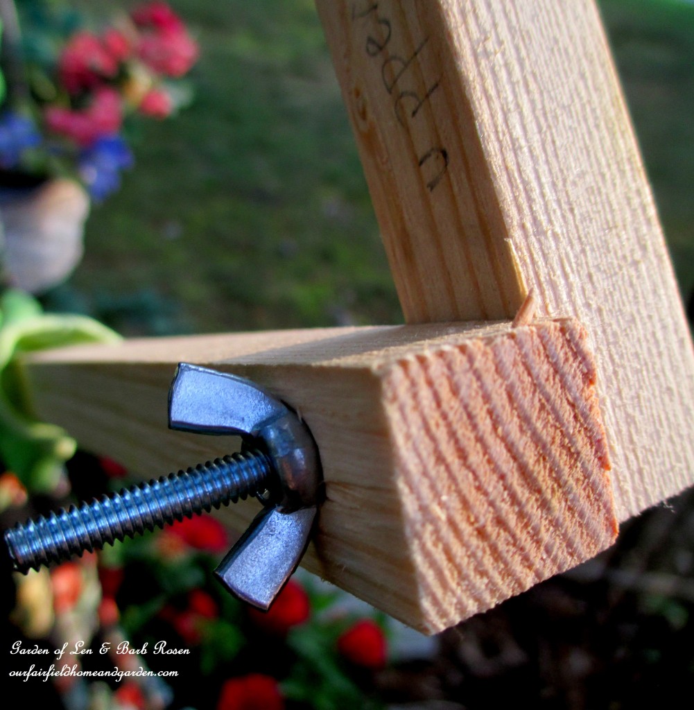 making a scarecrow https://ourfairfieldhomeandgarden.com/diy-project-wood-scrap-scarecrow-my-garden-maiden/