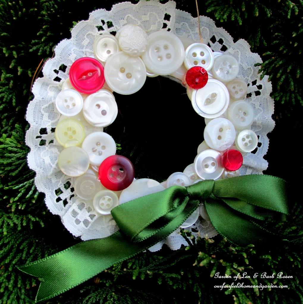 Button Wreath Ornament https://ourfairfieldhomeandgarden.com/vintage-button-wreath-ornament-a-diy-in-your-sewing-basket/