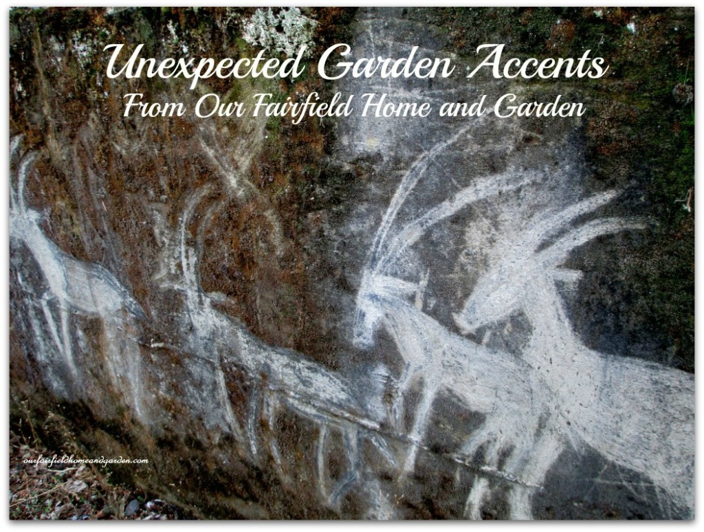 Unexpected Garden Accents ~ the making of a unique garden https://ourfairfieldhomeandgarden.com/unexpected-garden-accents/
