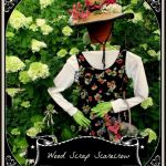 Build a Wood Scrap Scarecrow Garden Accent! https://ourfairfieldhomeandgarden.com/diy-project-wood-scrap-scarecrow-my-garden-maiden/