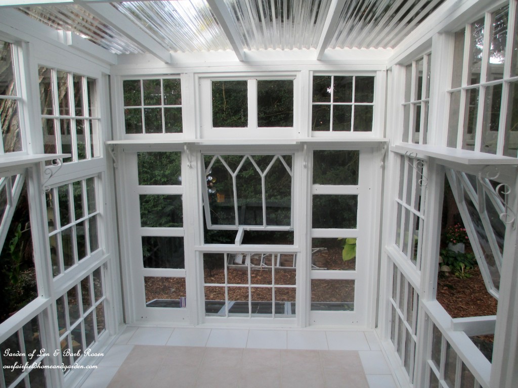 Repurposed Windows Greenhouse https://ourfairfieldhomeandgarden.com/building-a-repurposed-windows-greenhouse/
