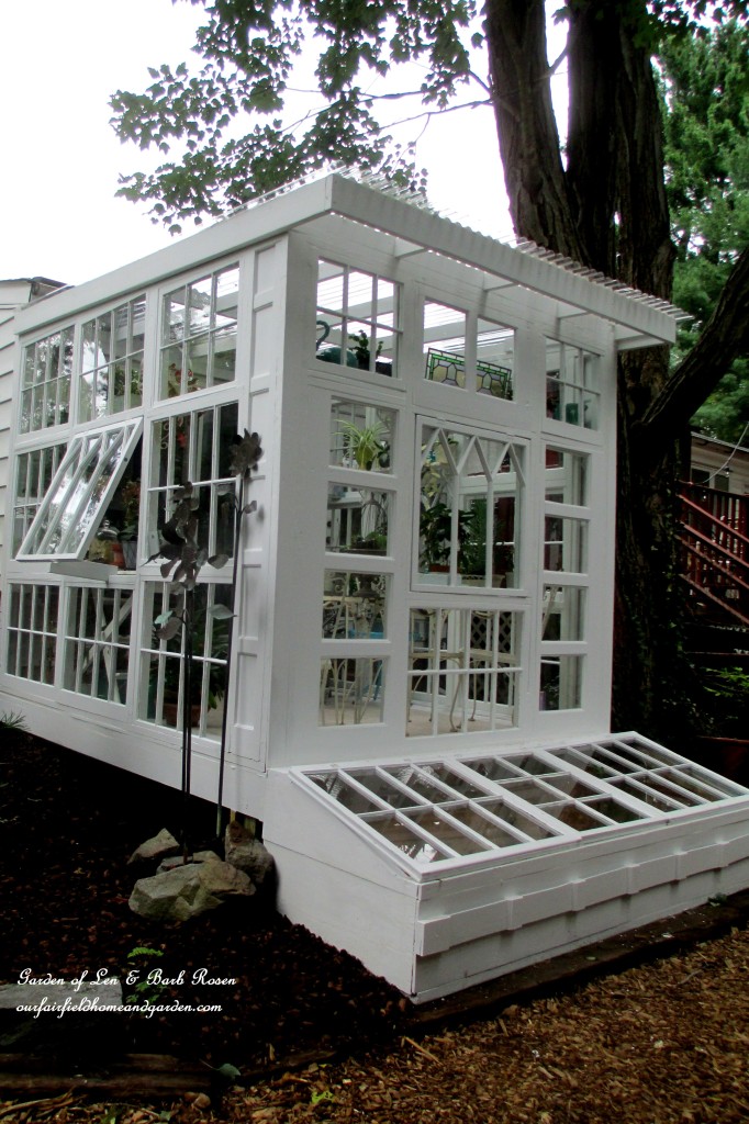 Repurposed Windows Greenhouse
