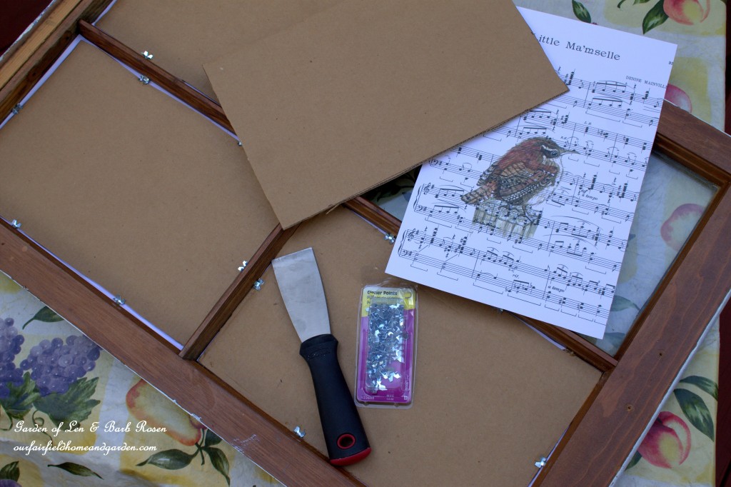 Recycled Window Picture Frame https://ourfairfieldhomeandgarden.com/recycled-window-picture-frame/
