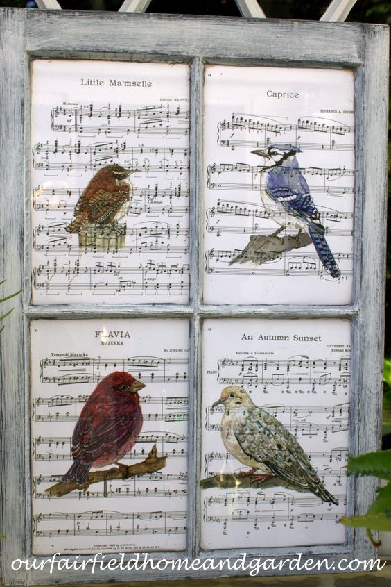 Vintage Window Picture Frame http://ourfairfieldhomeandgarden.bigcartel.com/