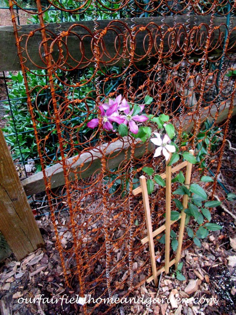 Bed Springs Trellis  https://ourfairfieldhomeandgarden.com/bed-springs-trellis/
